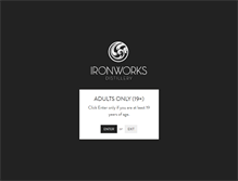 Tablet Screenshot of ironworksdistillery.com